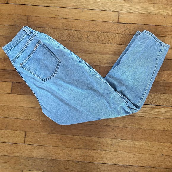 bill blass Denim - Bill Blass Jeans Womens Size 14 High Waisted Vintage Light Wash Tapered 80s Mom